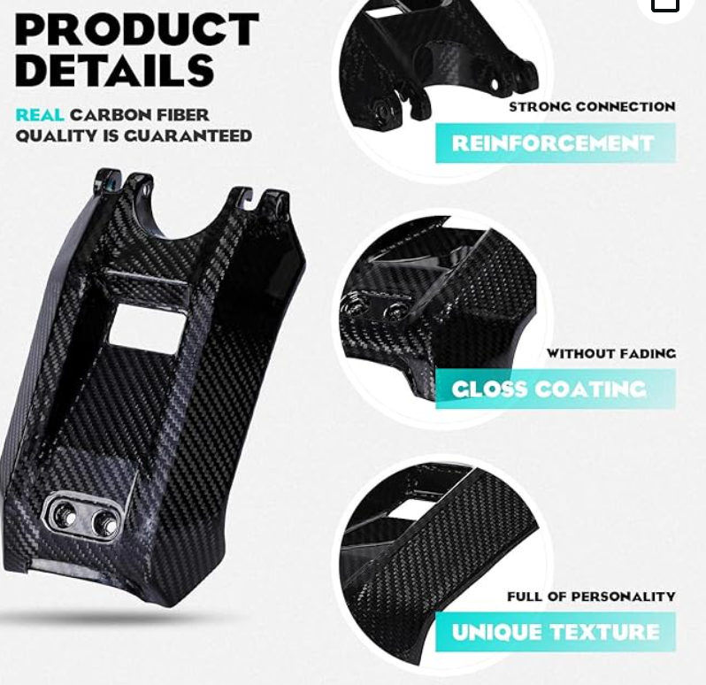 Real Carbon battery cover