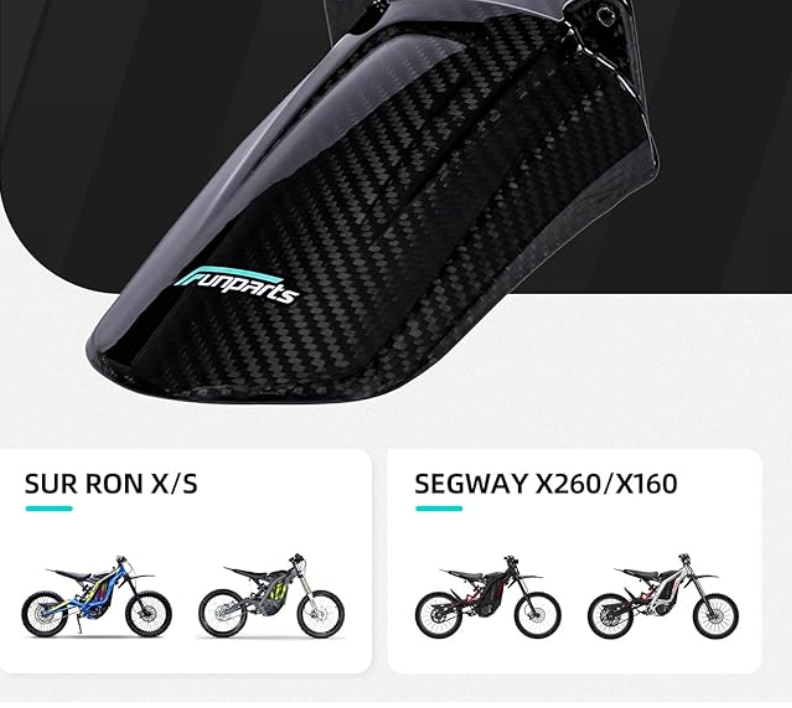 Surron Carbon Fiber Rear Cushion Fender
