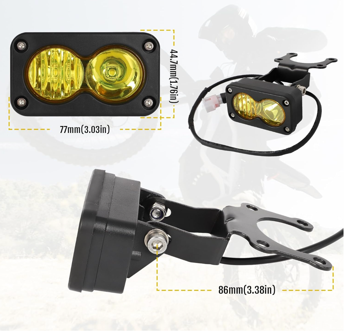 Yellow Floodlight For Surron, Talaria and More