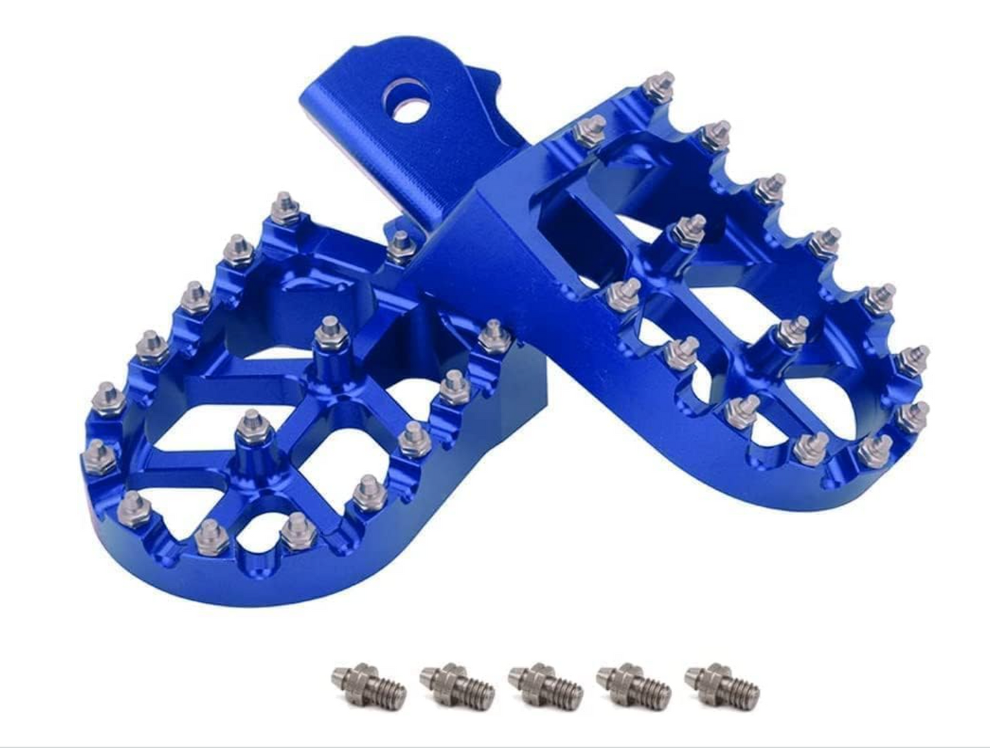 Dirt Bike Foot Pegs with Springs Aluminum