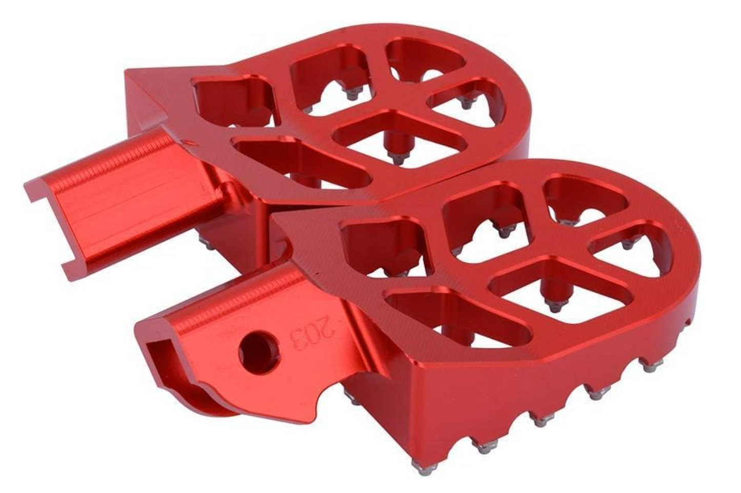 Dirt Bike Foot Pegs with Springs Aluminum