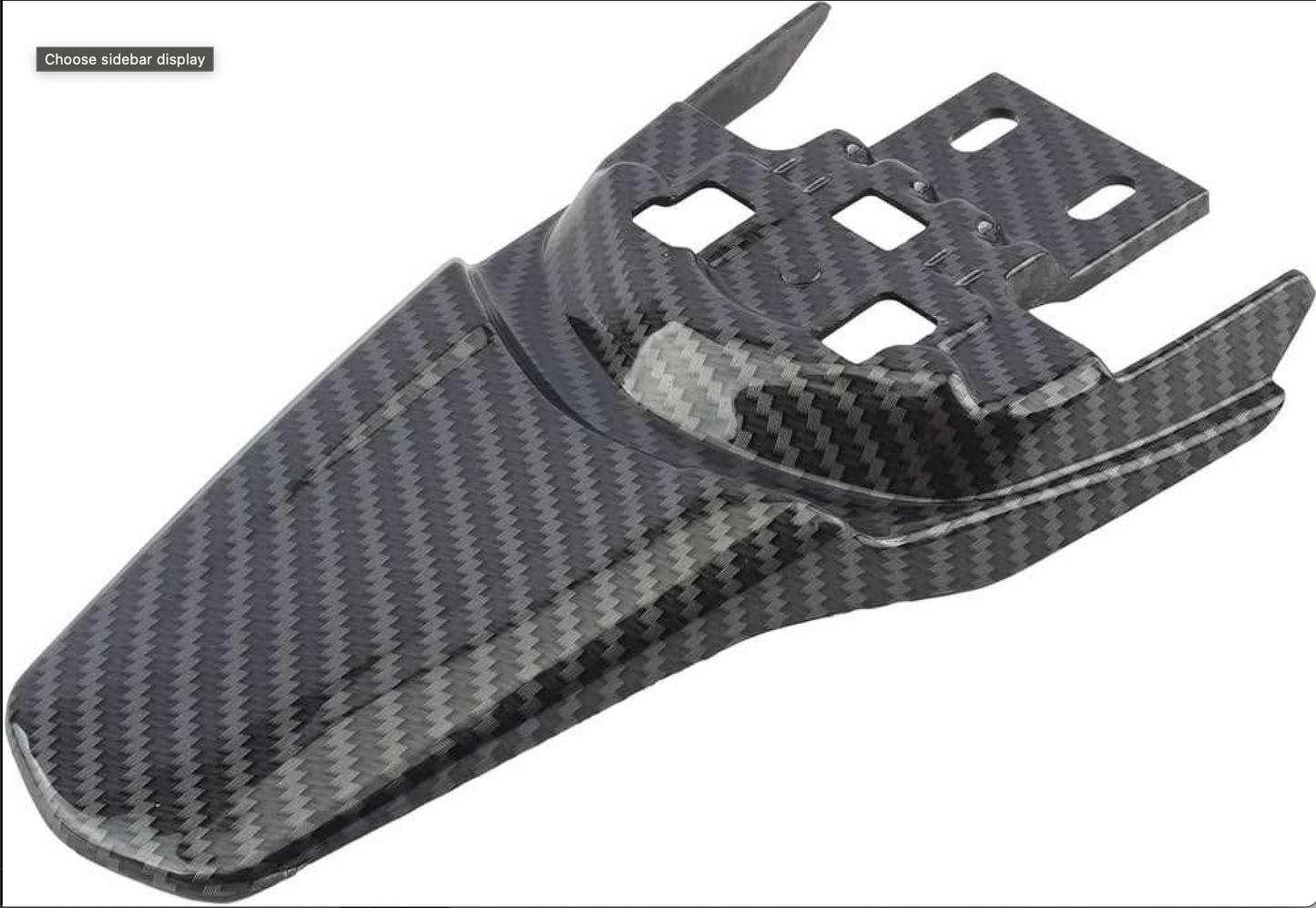 Carbon Rear Fender 0km